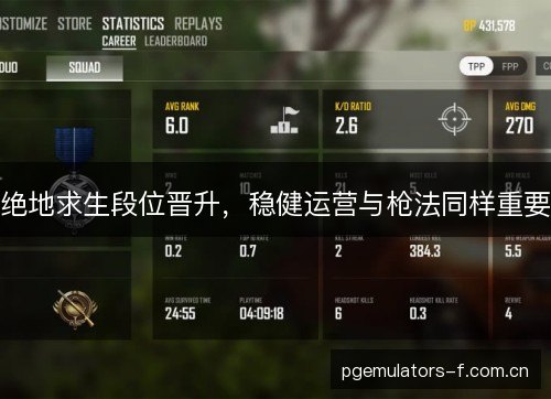 绝地求生段位晋升,稳健运营与枪法同样重要 绝地求生段位晋升,稳健运营与枪法同样重要